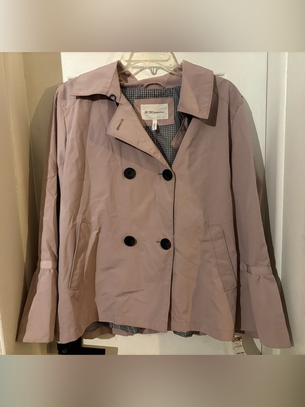 BCBGeneration Bell Sleeve trench coat
